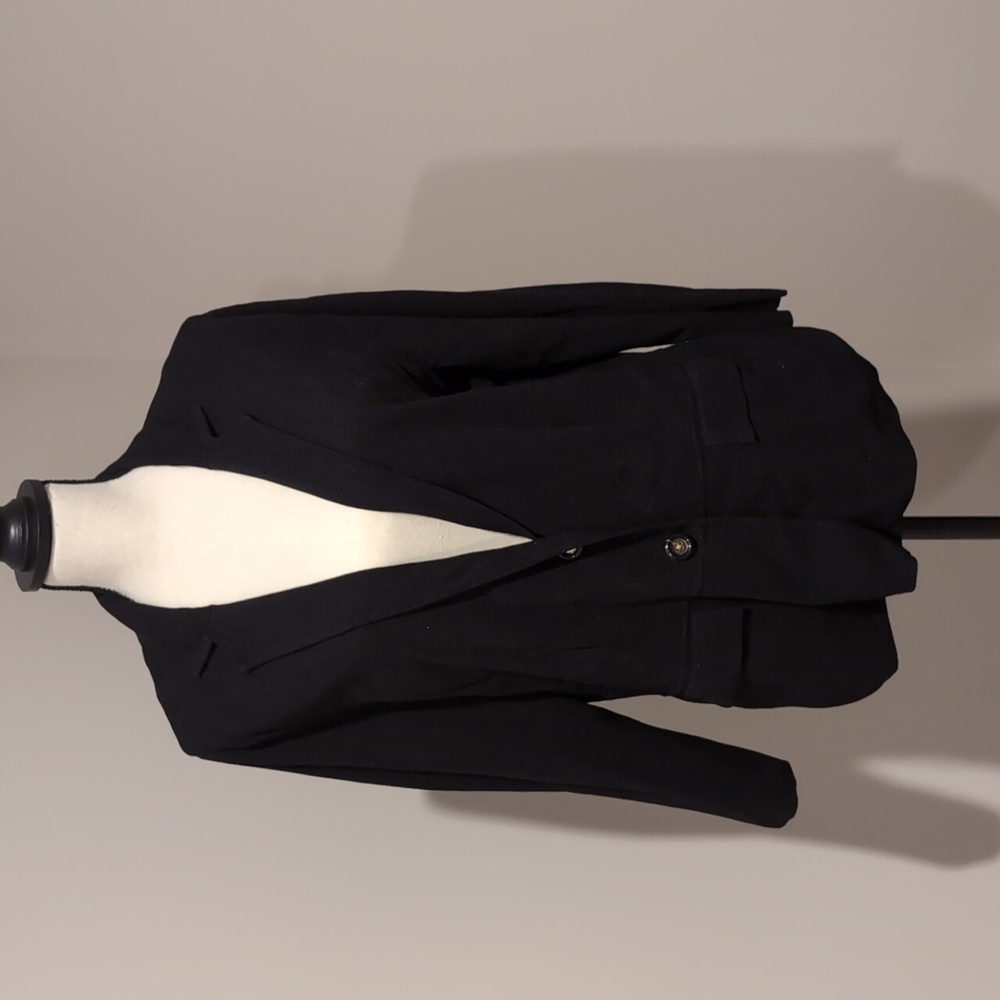 Classic Black Women's Sweater Like Blazer